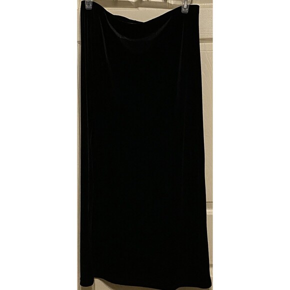 Vintage RAG USA Y2K Velvet Maxi Skirt Womens L Fairy Whimsigoth Grunge Goth Long - Picture 9 of 13
